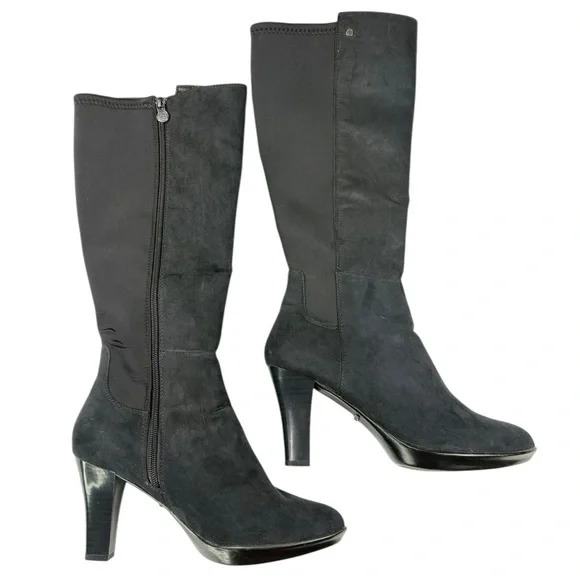 Dana Buchman Women’s Black Cone Heel Knee High Boots | Size 8.5M - Picture 5 of 16